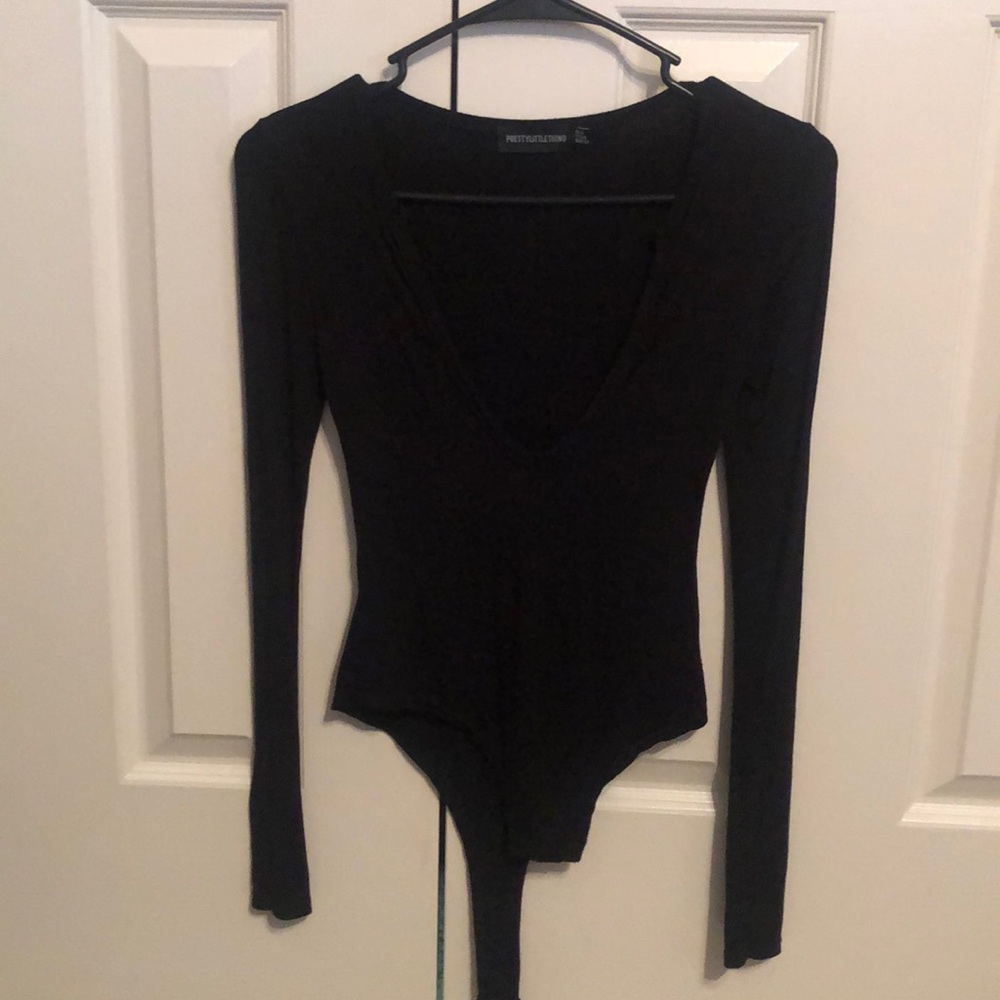 Pretty Little Thing Black Bodysuit Never Worn